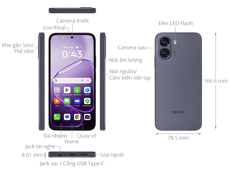 OPPO A6x 6GB/256GB