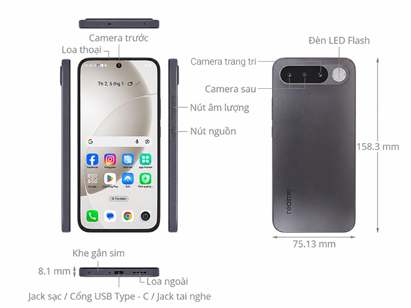 realme 16 5G 12GB/256GB