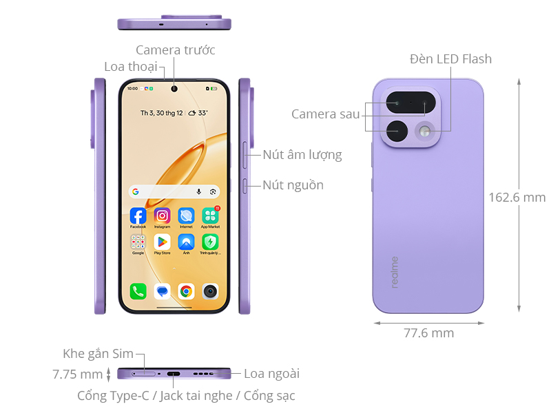 realme 16 Pro 5G 12GB/256GB