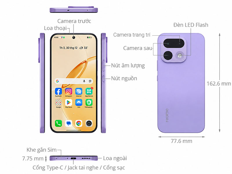 realme 16 Pro 5G 12GB/256GB