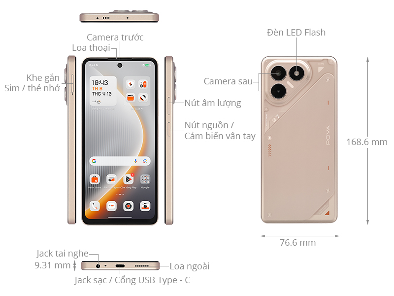 Tecno Pova 7 8GB/256GB