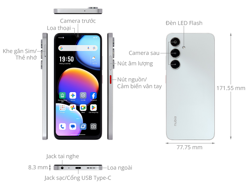 Nubia V80 Max 6GB/128GB