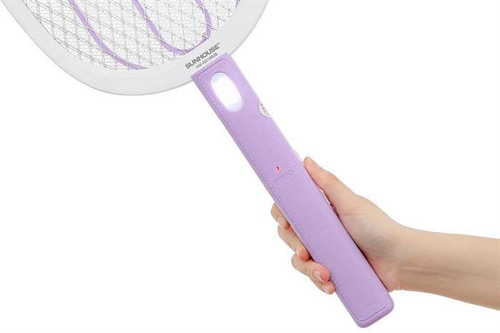Vợt muỗi Sunhouse SHE-EECVM20 Màu Tím