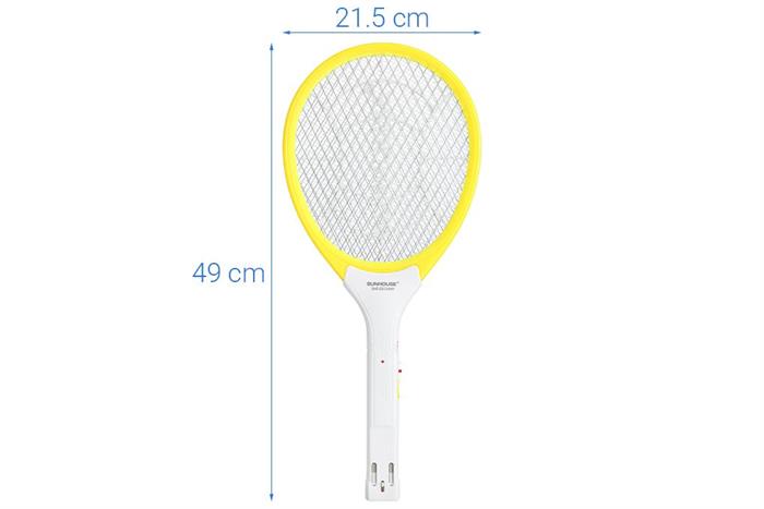 Vợt muỗi Sunhouse SHE-EECVM11 Màu vàng