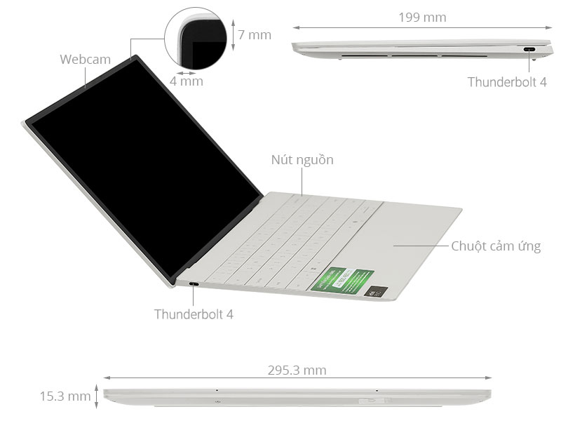 Dell XPS 13 9340 Ultra 7 155H/16GB/1TB/OfficeHS/Win11 (HXRGT)