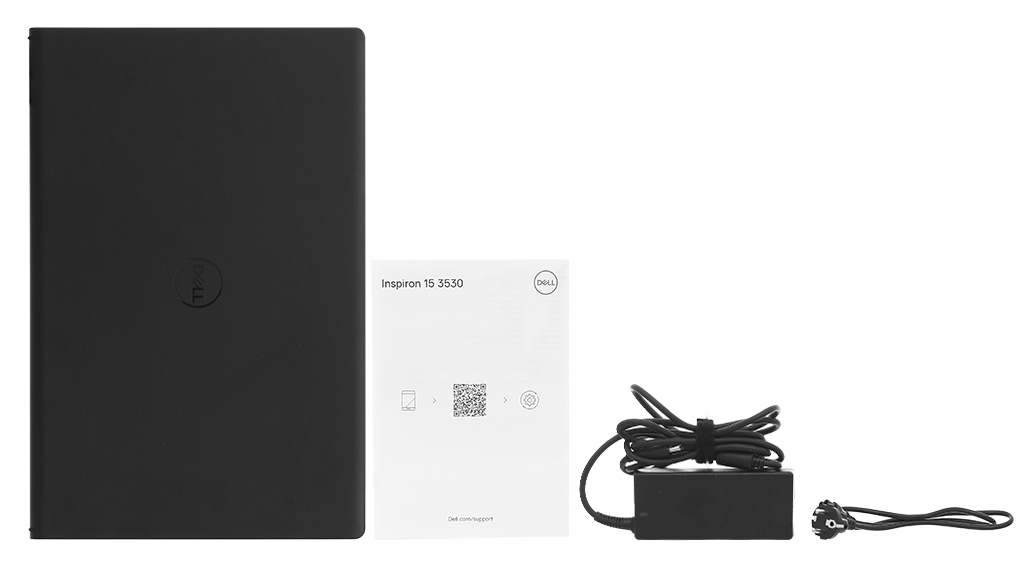 Bộ sản phẩm gồm: Sách hướng dẫn, Sạc Laptop Dell ( 65W ), Thùng máy