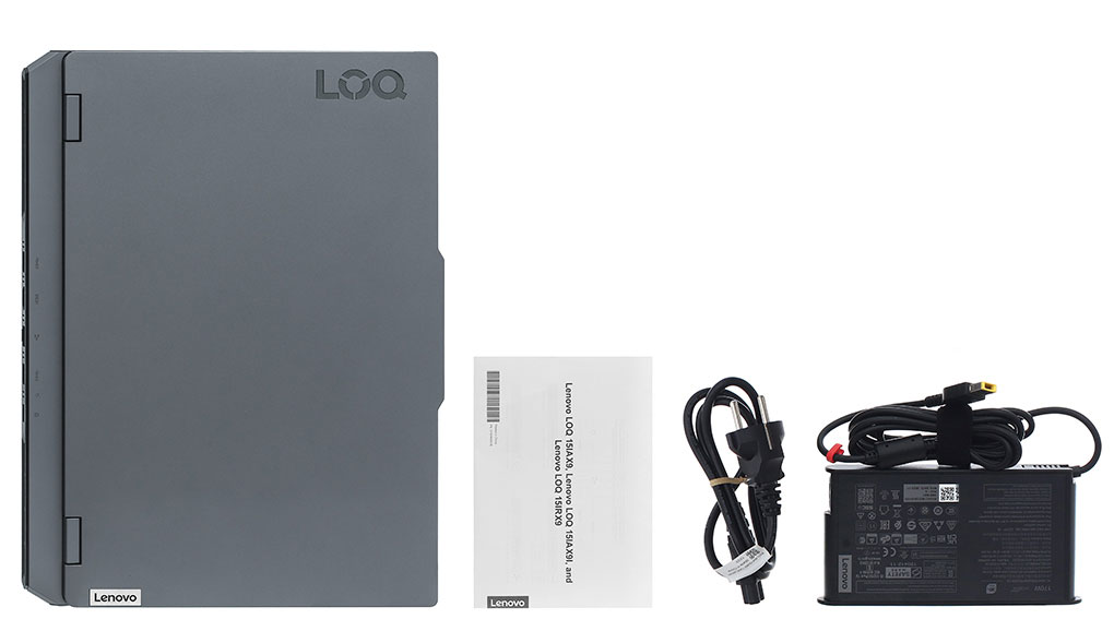 Bộ sản phẩm gồm: Sách hướng dẫn, Thùng máy, Sạc Laptop Lenovo