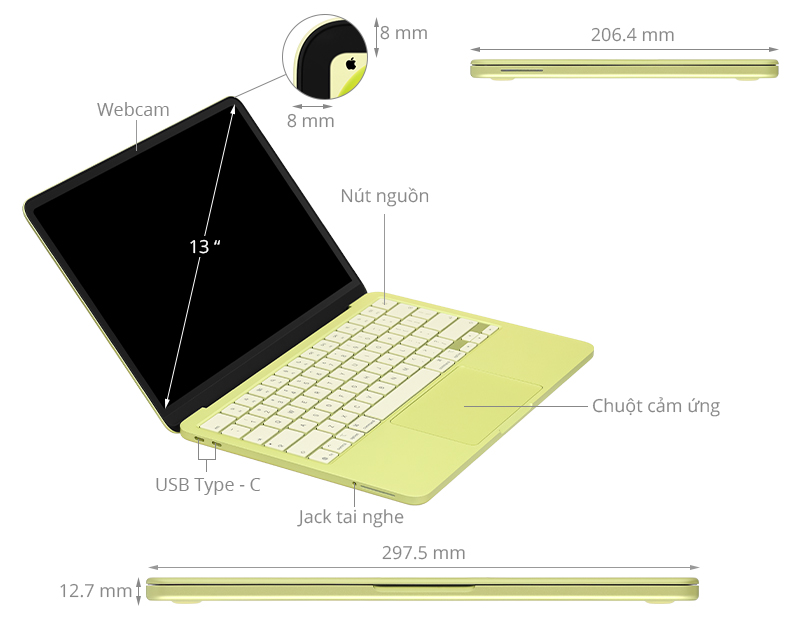 MacBook Neo 13 inch A18 Pro 8GB/256GB