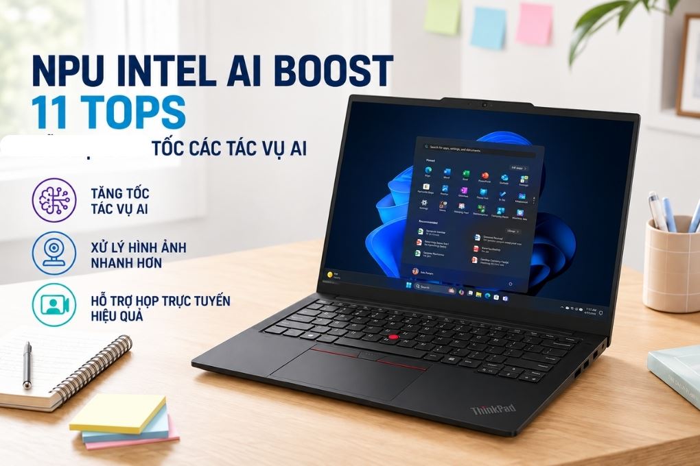 Laptop Lenovo ThinkPad E14 Gen 7 - 21SX00BNVN (Ultra 5 135H, 16GB, 512GB, WUXGA, Win11) Màu Đen