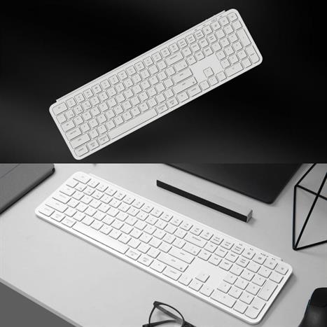 Bàn Phím Bluetooth Keychron B6P-K2 B6 Pro Màu Trắng