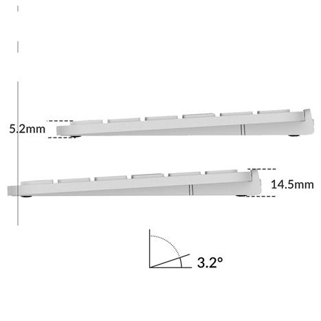 Bàn Phím Bluetooth Keychron B6P-K2 B6 Pro Màu Trắng