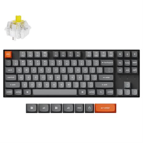 Bàn Phím Cơ Bluetooth Keychron K8M-B4 Màu Đen