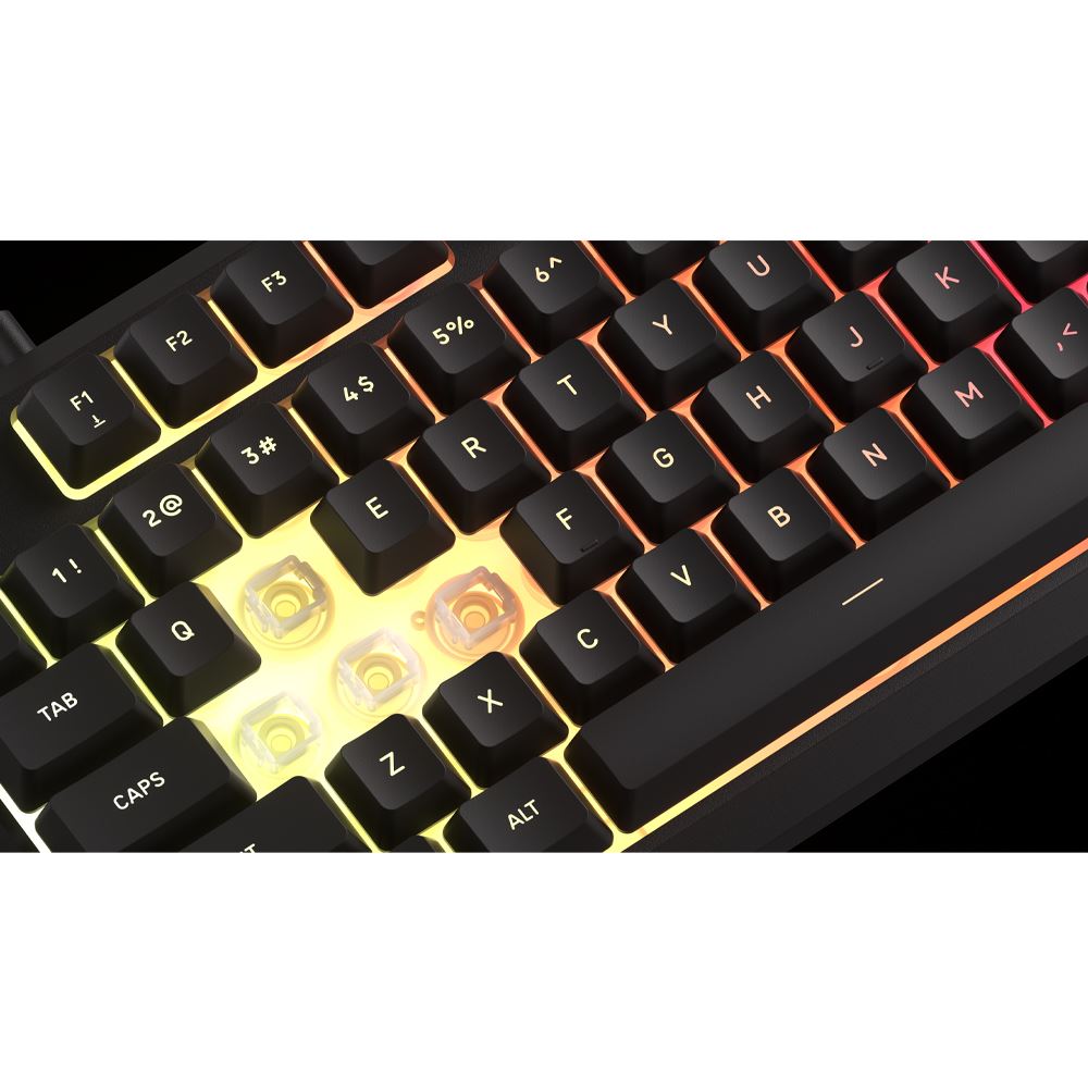 Bàn Phím Có Dây Gaming Corsair K55 CORE TKL RGB/CH-9216065-NA - Keycap