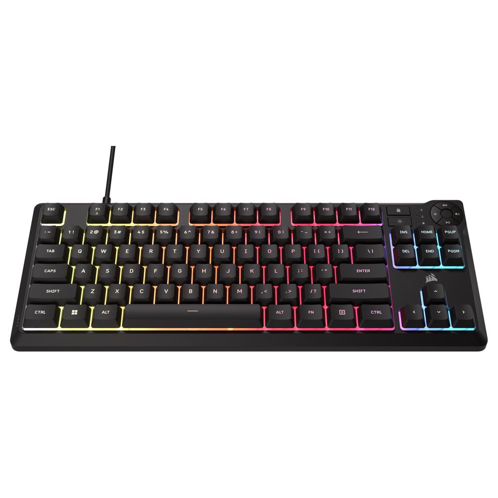 Bàn Phím Có Dây Gaming Corsair K55 CORE TKL RGB/CH-9216065-NA - Đèn RGB