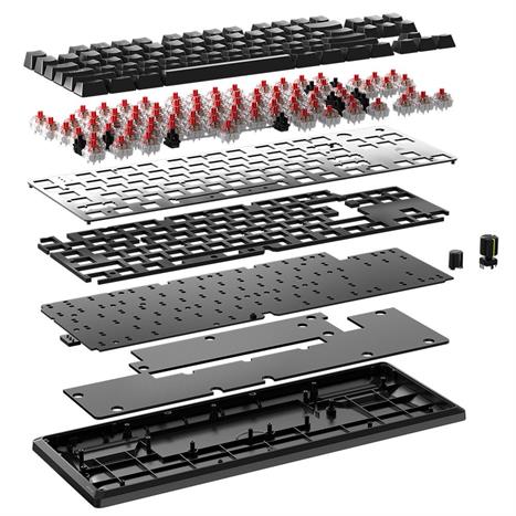 Bàn Phím Cơ Có Dây Gaming Corsair K70 CORE TKL-MLX RED-BLK RGB/CH-911911E-NA Màu Đen