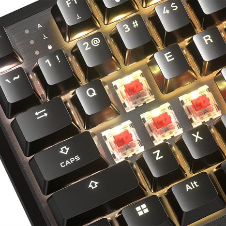 Bàn Phím Cơ Có Dây Gaming Corsair K70 CORE TKL-MLX RED-BLK RGB/CH-911911E-NA Màu Đen