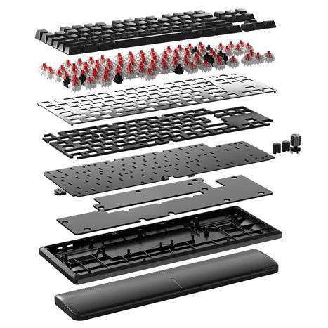 Bàn Phím Cơ Bluetooth Gaming Corsair K70 CORE TKL WL-MLX RED-BLK RGB/CH-914901E-NA Màu Đen