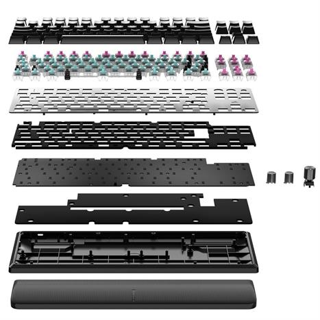 Bàn Phím Cơ Có Dây Gaming Corsair K70 PRO TKL-MGX-BLK RGB/CH-911911G-NA Màu Đen