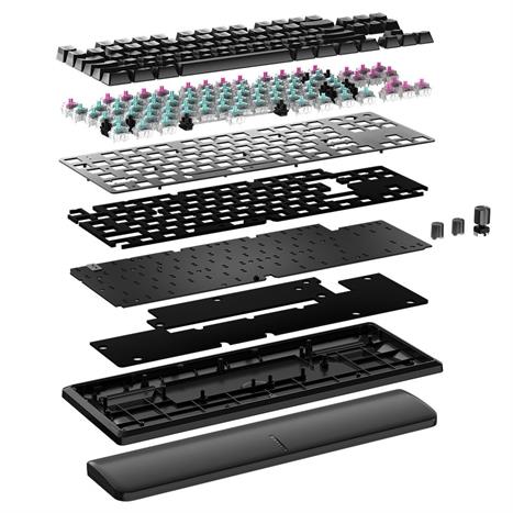 Bàn Phím Cơ Có Dây Gaming Corsair K70 PRO TKL-MGX-BLK RGB/CH-911911G-NA Màu Đen