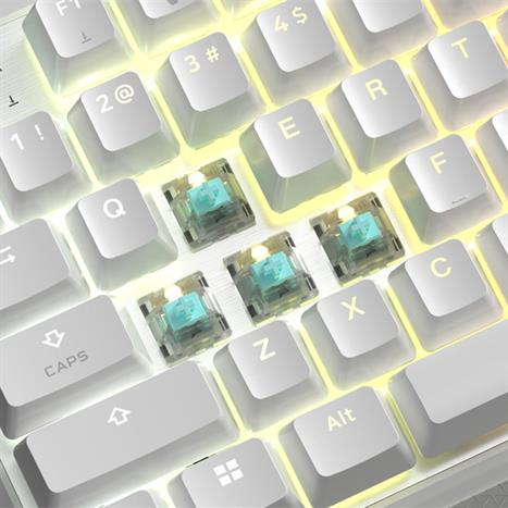Bàn Phím Cơ Có Dây Gaming Corsair K70 PRO TKL-MGX-WHT RGB/CH-911921G-NA Màu Trắng