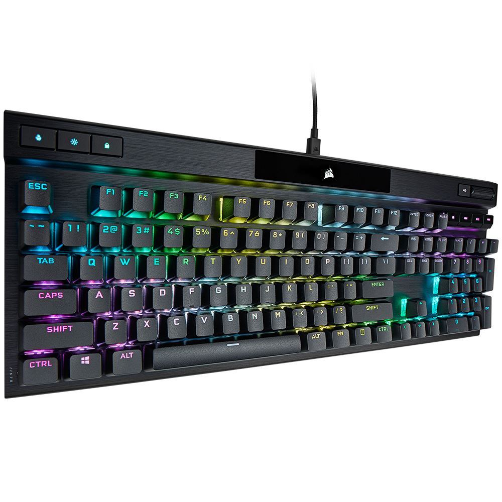 Bàn Phím Cơ Có Dây Gaming Corsair K70 PRO BLK-MX SPEED-RGB/CH-9109414-NA Màu Đen