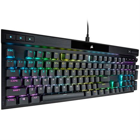 Bàn Phím Cơ Có Dây Gaming Corsair K70 PRO-BLK-OPX Silver-RGB/CH-910941A-NA Màu Đen