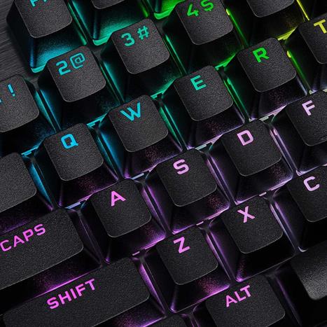 Bàn Phím Cơ Có Dây Gaming Corsair K70 PRO-BLK-OPX Silver-RGB/CH-910941A-NA Màu Đen