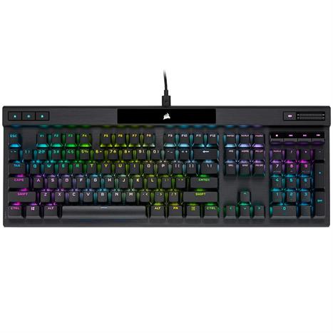 Bàn Phím Cơ Có Dây Gaming Corsair K70 PRO-BLK-OPX Silver-RGB/CH-910941A-NA Màu Đen