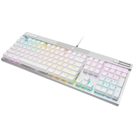 Bàn Phím Cơ Có Dây Gaming Corsair K70 PRO-WHT-OPX Silver-RGB/CH-910951A-NA Màu Trắng