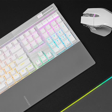 Bàn Phím Cơ Có Dây Gaming Corsair K70 PRO-WHT-OPX Silver-RGB/CH-910951A-NA Màu Trắng