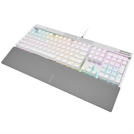 Bàn Phím Cơ Có Dây Gaming Corsair K70 PRO-WHT-OPX Silver-RGB/CH-910951A-NA Màu Trắng