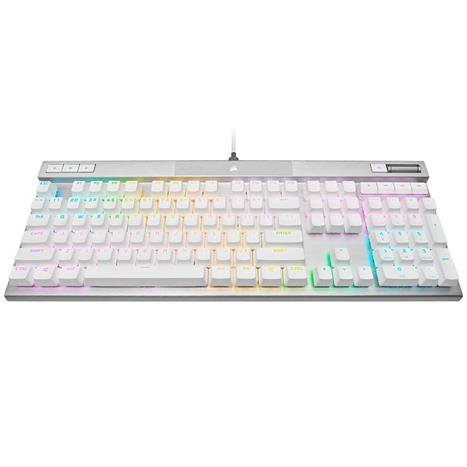 Bàn Phím Cơ Có Dây Gaming Corsair K70 PRO-WHT-OPX Silver-RGB/CH-910951A-NA Màu Trắng