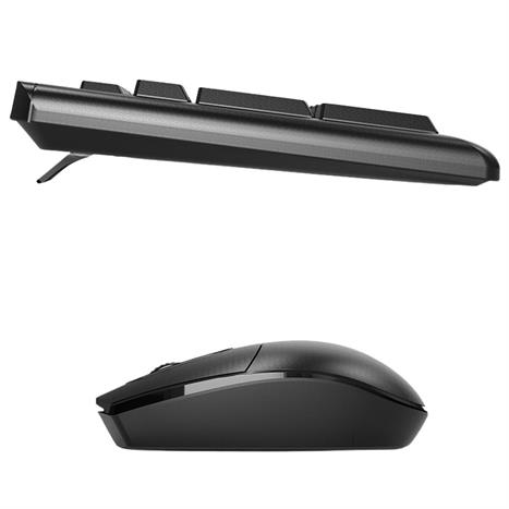 Bộ Bàn Phím Chuột Không Dây MicroPack KM-205W Màu Đen