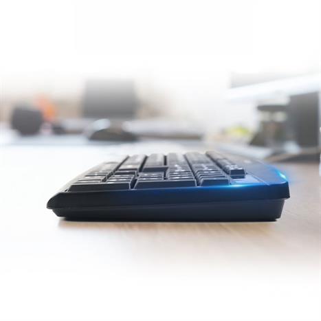 Bộ Bàn Phím Chuột Không Dây MicroPack KM-203W Màu Đen