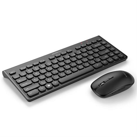 Bộ Bàn Phím Chuột Không Dây MicroPack KM-228W Màu Đen