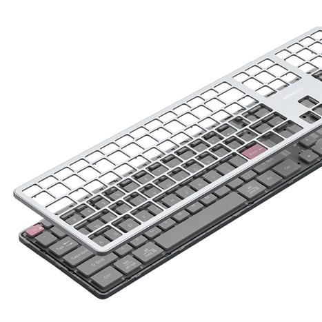 Bàn Phím Bluetooth MicroPack K-310W - Xám Màu Xám