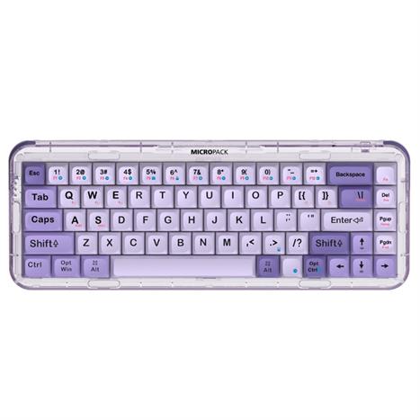 Bàn Phím Cơ Bluetooth MicroPack K-168WM - Tím Màu Tím