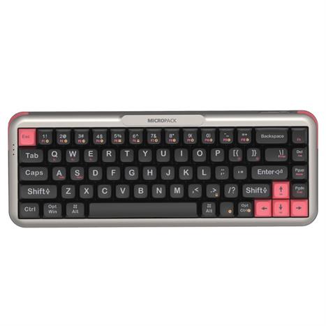 Bàn Phím Cơ Bluetooth MicroPack K-168WM - Đen Màu Đen
