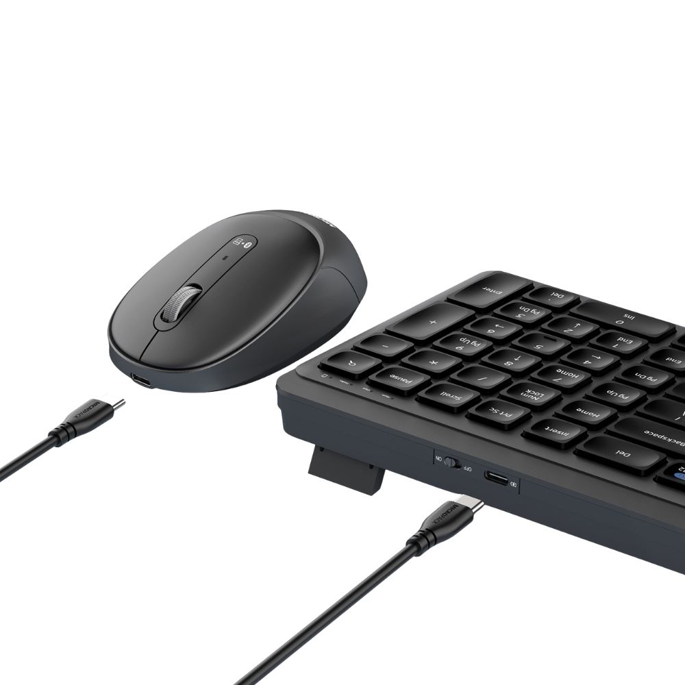 Bộ Bàn Phím Chuột Bluetooth MicroPack KM-268W - Đen - 3