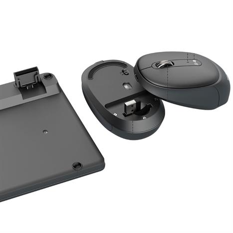 Bộ Bàn Phím Chuột Bluetooth MicroPack KM-268W - Đen Màu Đen