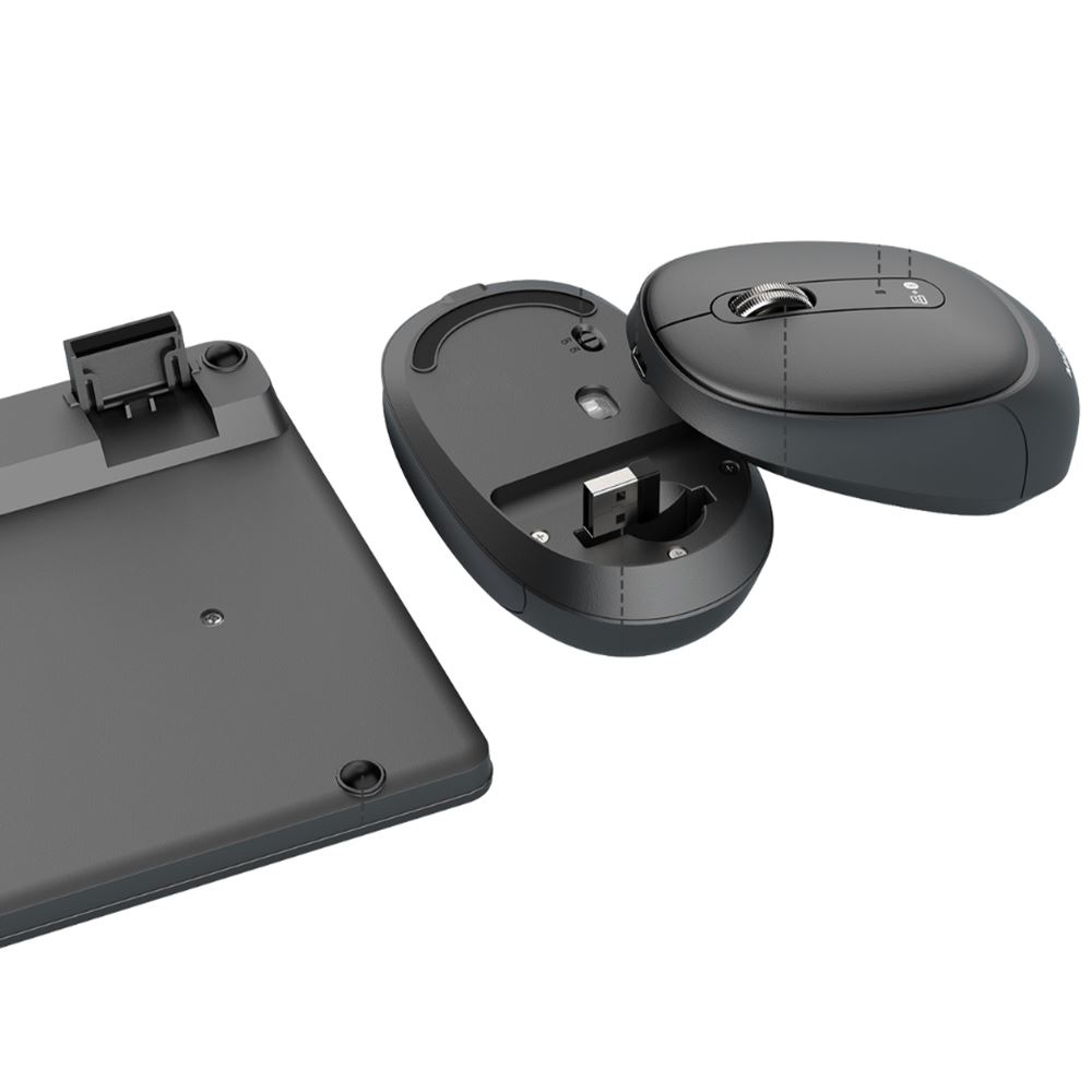 Bộ Bàn Phím Chuột Bluetooth MicroPack KM-268W - Đen - 4