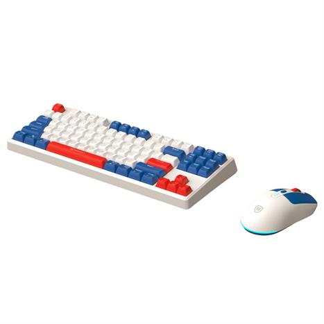 Bộ Bàn Phím Chuột Không Dây MicroPack KM-269W - Đỏ Màu Đỏ