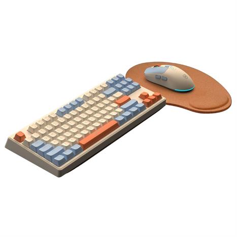 Bộ Bàn Phím Chuột Không Dây MicroPack KM-269W - Cam Màu Cam