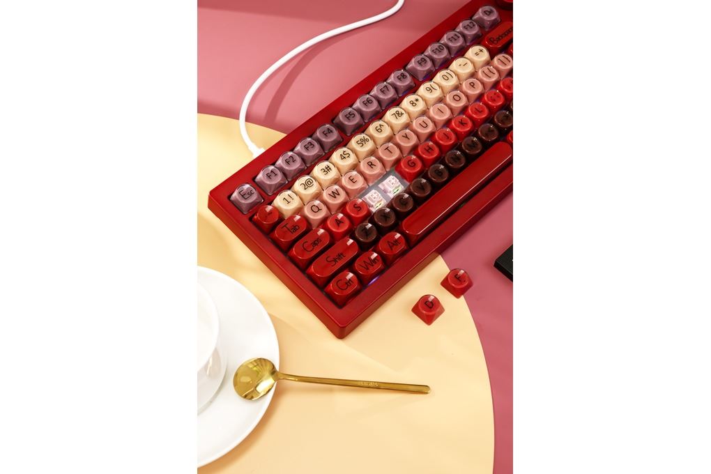 Bàn Phím Cơ Có Dây Gaming Veekos K75 Veekos K75 Màu Hồng