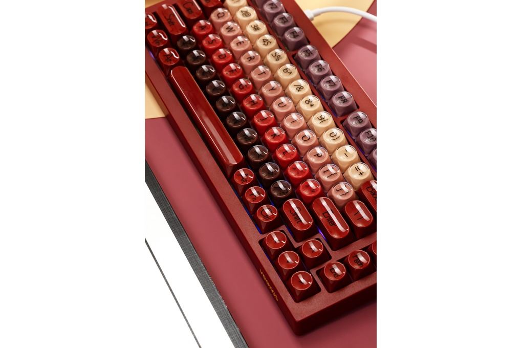 Bàn Phím Cơ Có Dây Gaming Veekos K75 Veekos K75 Màu Hồng