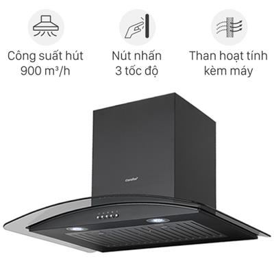Máy hút mùi kính cong Comfee CH-70CV71B