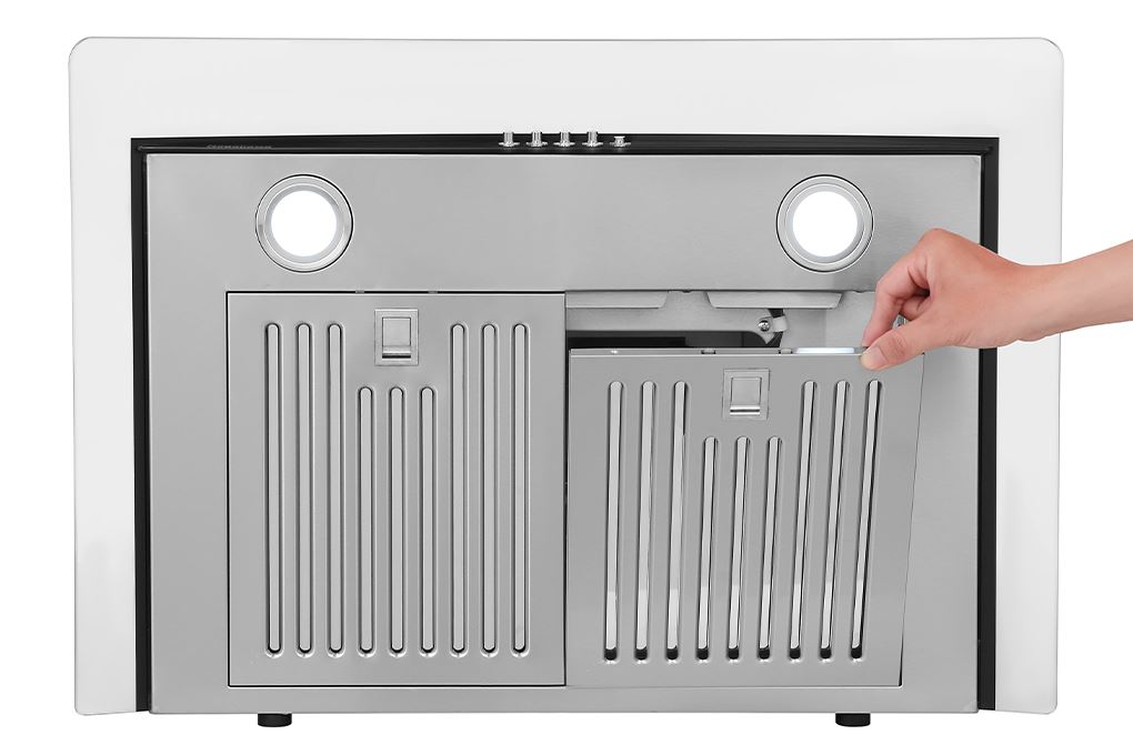 Máy hút mùi kính cong Nagakawa NKCH12M70 Màu Inox