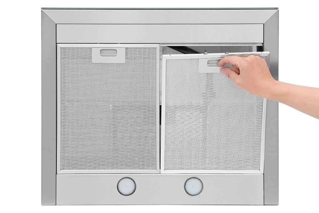 Máy hút mùi áp tường Bosch DWB67BK61T Màu Đen - Bạc