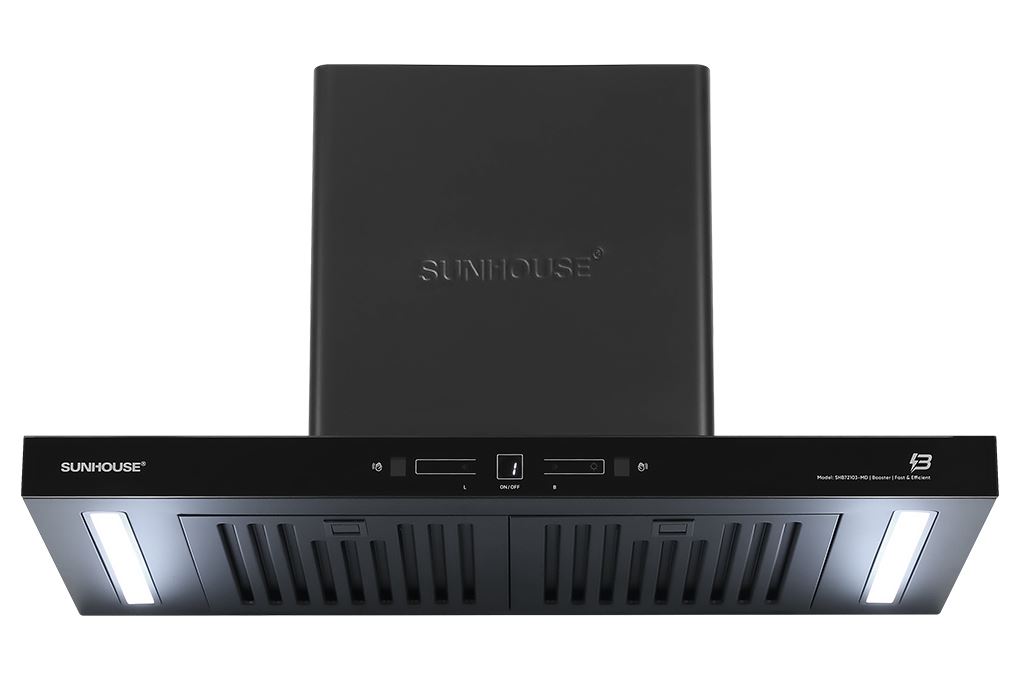 Máy hút mùi áp tường Sunhouse SHB72103-MD Màu Đen