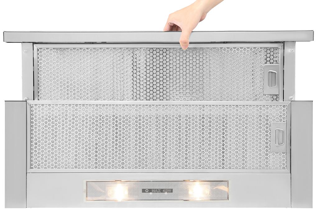 Máy hút mùi âm tủ KAFF KF-Tl80H Màu Trắng - Bạc